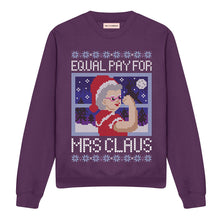 Load image into Gallery viewer, Equal Pay For Mrs Claus Ugly Christmas Jumper-Feminist Apparel, Feminist Clothing, Feminist Sweatshirt, JH030-The Spark Company