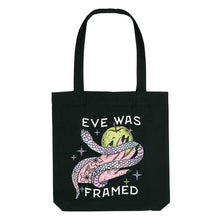 Load image into Gallery viewer, Eve Was Framed Strong As Hell Tote Bag-Feminist Apparel, Feminist Gift, Feminist Tote Bag-The Spark Company