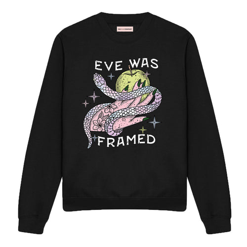 Eve Was Framed Sweatshirt-Feminist Apparel, Feminist Clothing, Feminist Sweatshirt, JH030-The Spark Company