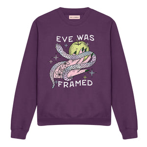 Eve Was Framed Sweatshirt-Feminist Apparel, Feminist Clothing, Feminist Sweatshirt, JH030-The Spark Company