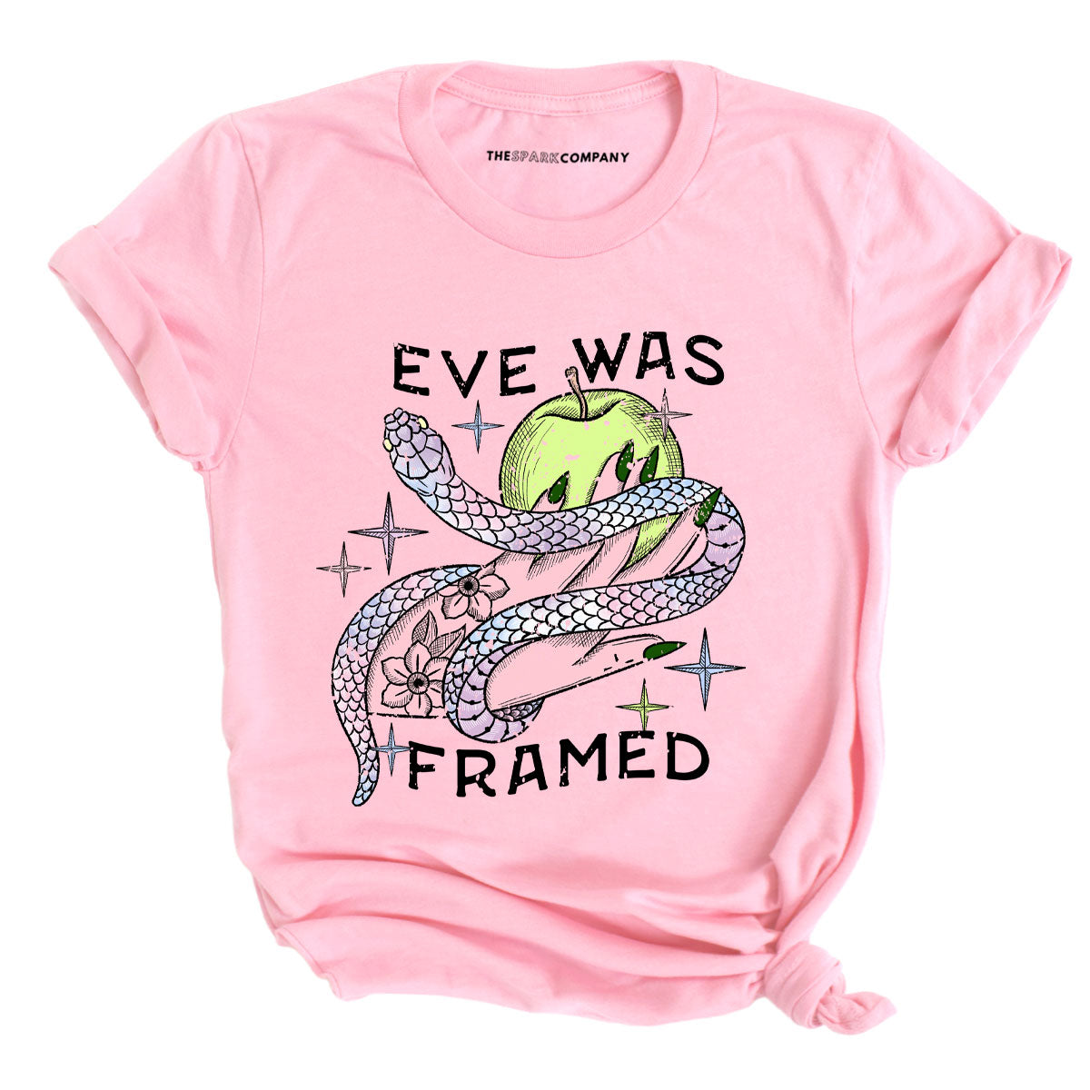 Eve Was Framed T-Shirt-Feminist Apparel, Feminist Clothing, Feminist T Shirt, BC3001-The Spark Company
