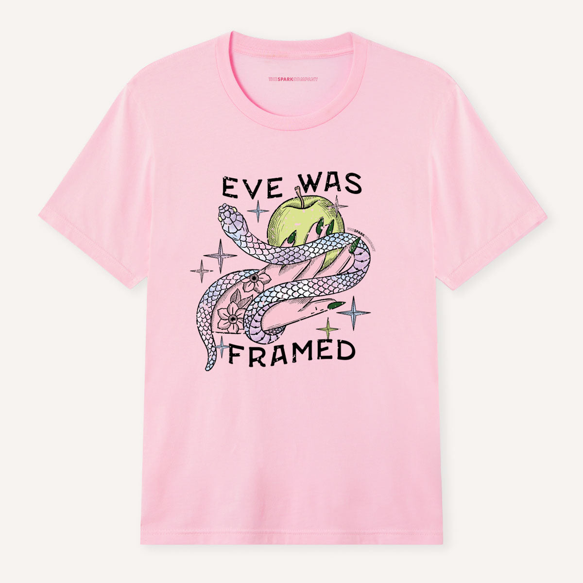 Eve Was Framed T-Shirt-Feminist Apparel, Feminist Clothing, Feminist T Shirt, BC3001-The Spark Company