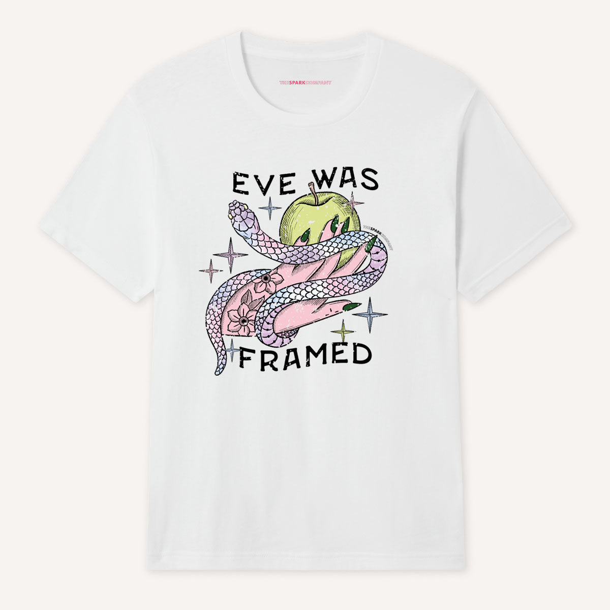 Eve Was Framed T-Shirt-Feminist Apparel, Feminist Clothing, Feminist T Shirt, BC3001-The Spark Company