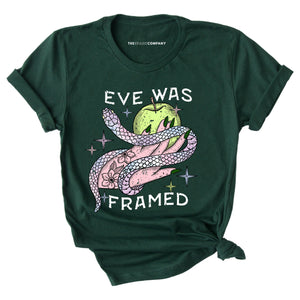 Eve Was Framed T-Shirt-Feminist Apparel, Feminist Clothing, Feminist T Shirt, BC3001-The Spark Company