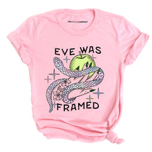 Load image into Gallery viewer, Eve Was Framed T-Shirt-Feminist Apparel, Feminist Clothing, Feminist T Shirt, BC3001-The Spark Company