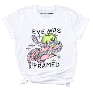 Eve Was Framed T-Shirt-Feminist Apparel, Feminist Clothing, Feminist T Shirt, BC3001-The Spark Company