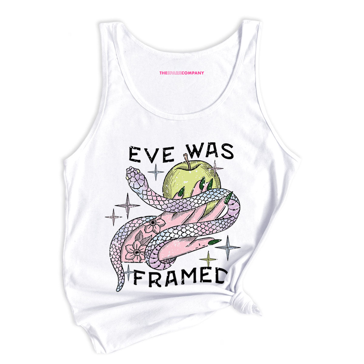 Eve Was Framed Tank Top-Feminist Apparel, Feminist Clothing, Feminist Tank, 03980-The Spark Company