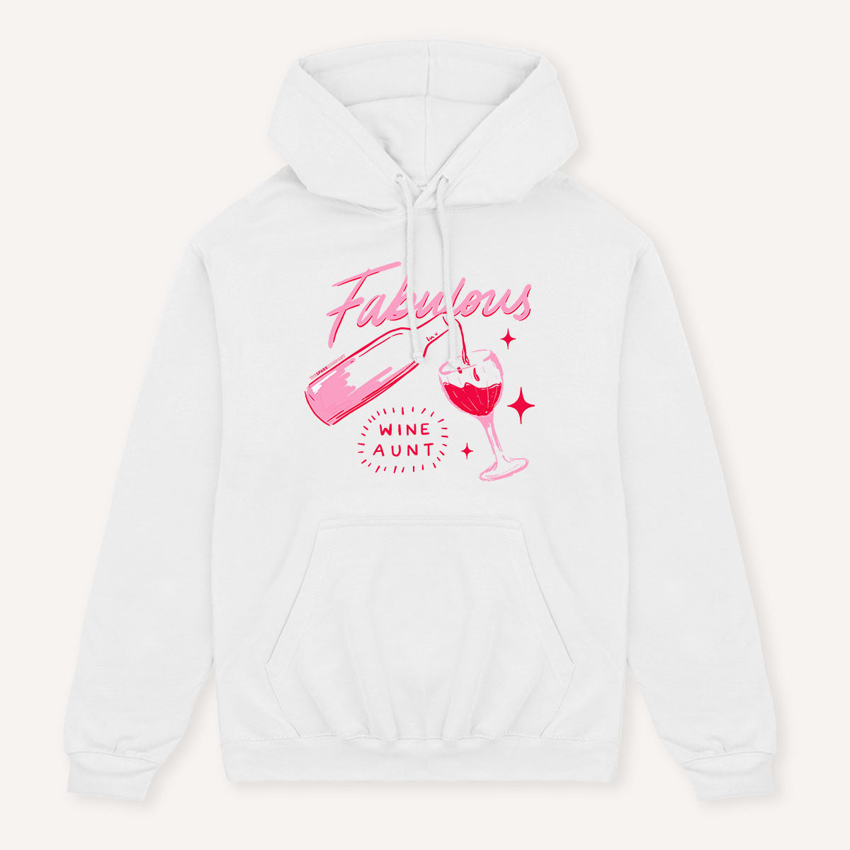 Family Goals: Fabulous Wine Aunt Hoodie-Feminist Apparel, Feminist Clothing, Feminist Hoodie, JH001-The Spark Company