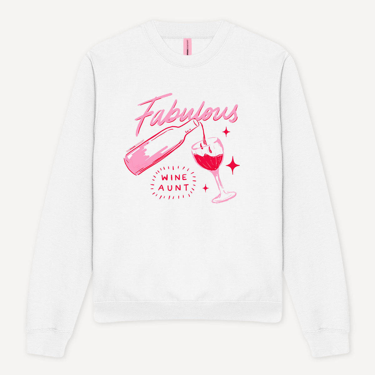 Family Goals: Fabulous Wine Aunt Sweatshirt-Feminist Apparel, Feminist Clothing, Feminist Sweatshirt, JH030-The Spark Company