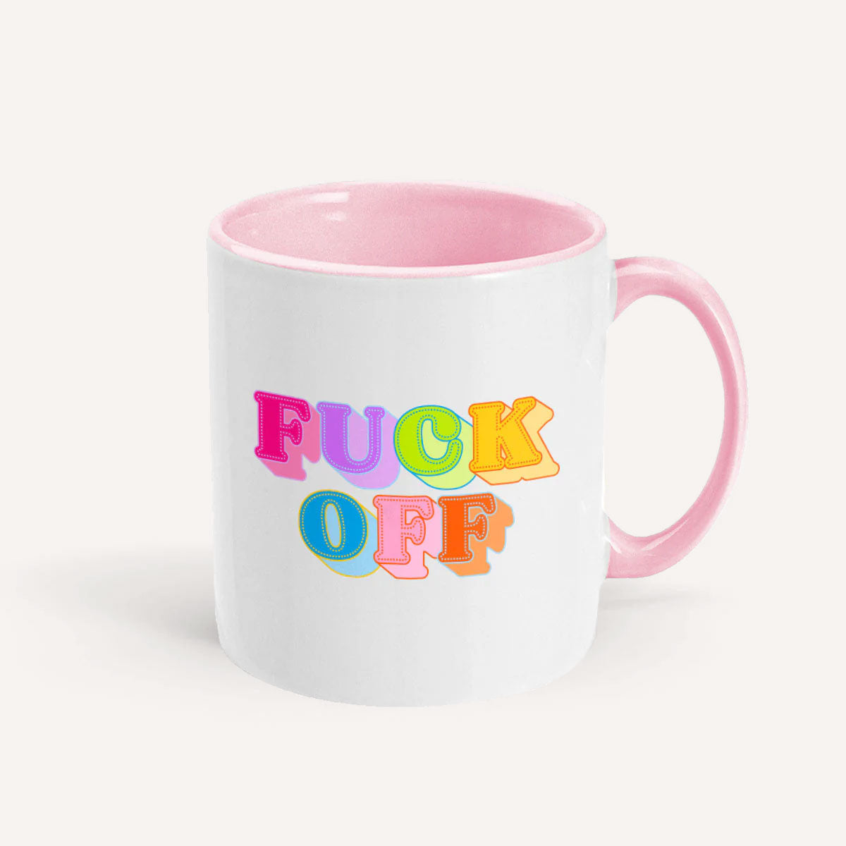 F*ck Off Mug-Feminist Apparel, Feminist Gift, Feminist Coffee Mug, 11oz White Ceramic-The Spark Company