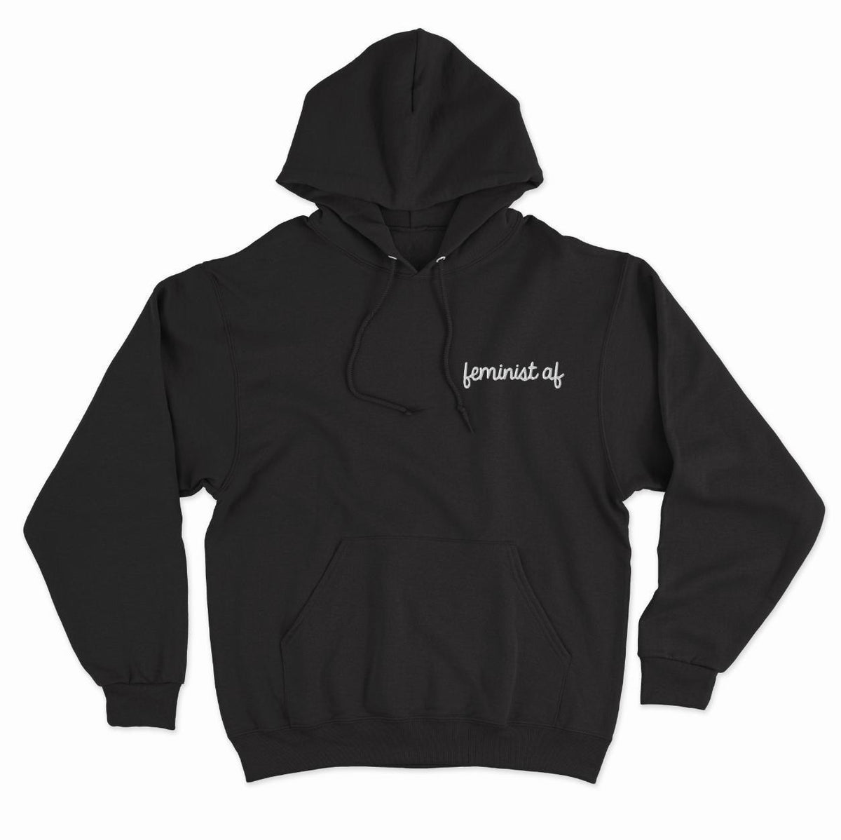Feminist AF Embroidered Hoodie | The Spark Company