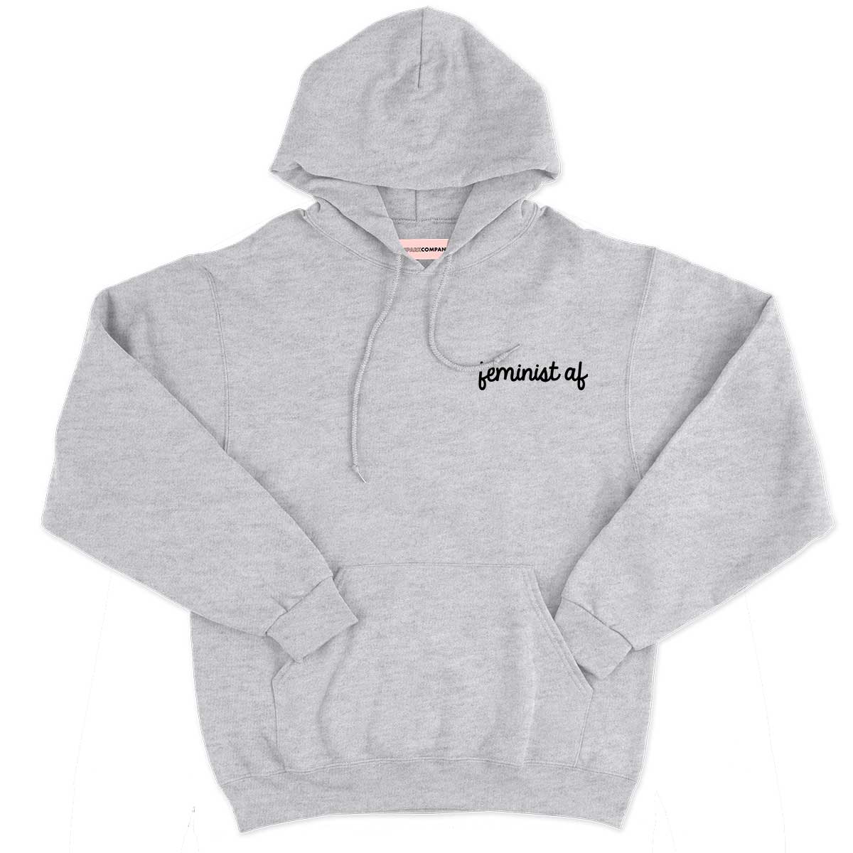 Feminist AF Embroidered Hoodie | The Spark Company