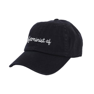 Feminist AF Embroidered Mom Cap-Feminist Apparel, Feminist Gift, Mum Cap, BB653-The Spark Company