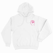Load image into Gallery viewer, Feminist Fist Embroidered Hoodie-Feminist Apparel, Feminist Clothing, Feminist Hoodie, JH001-The Spark Company