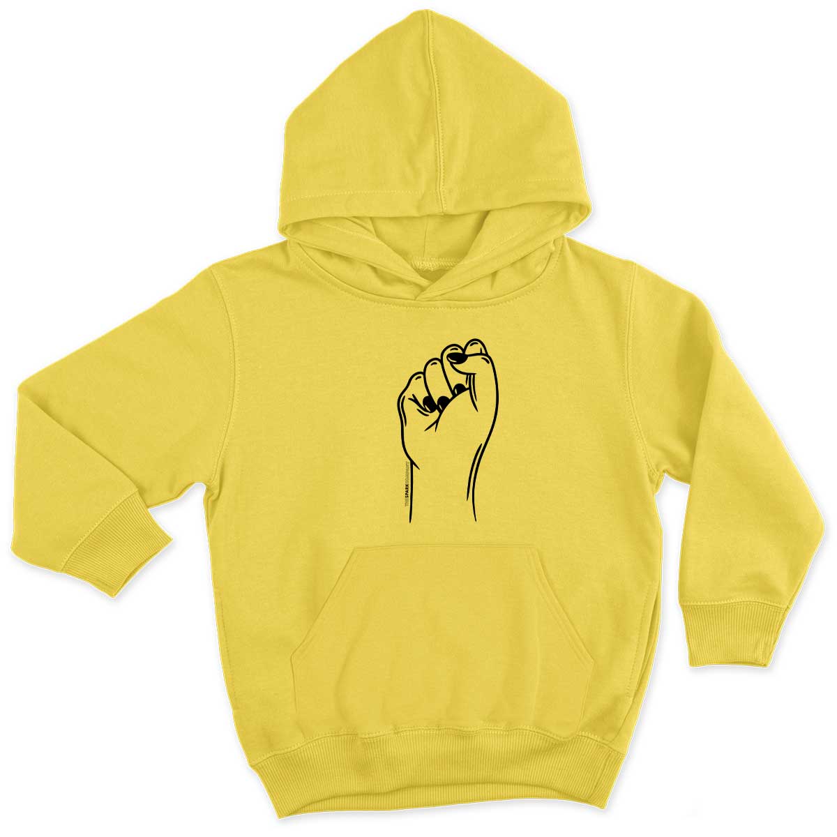 Feminist Fist Kids Hoodie-Feminist Apparel, Feminist Clothing, Feminist Kids Hoodie, JH001J-The Spark Company