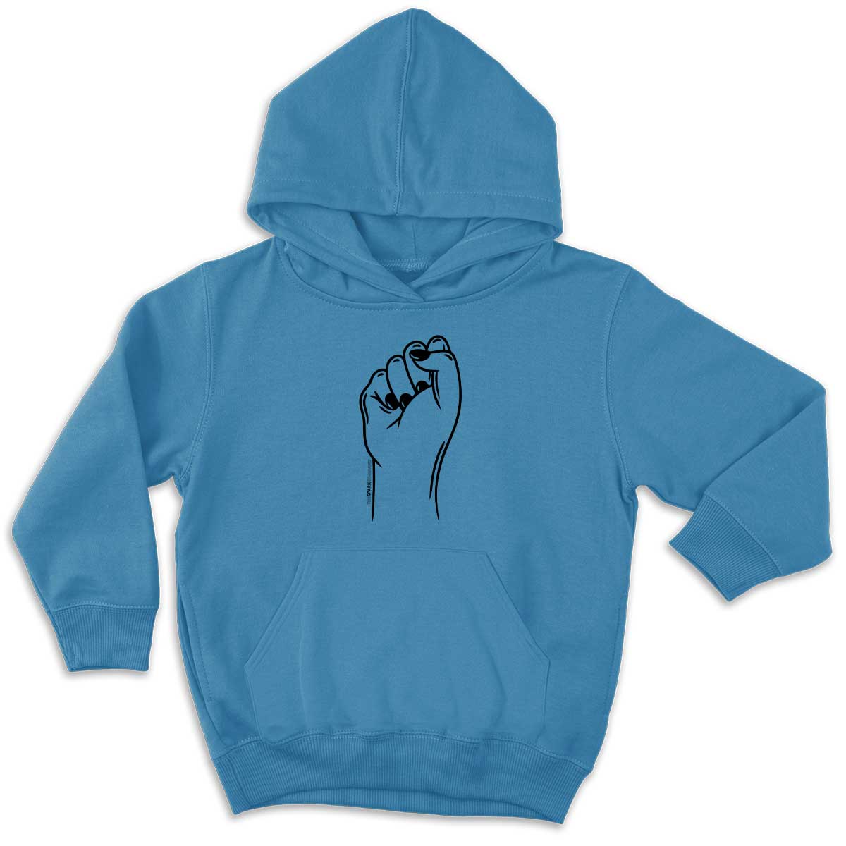 Feminist Fist Kids Hoodie-Feminist Apparel, Feminist Clothing, Feminist Kids Hoodie, JH001J-The Spark Company