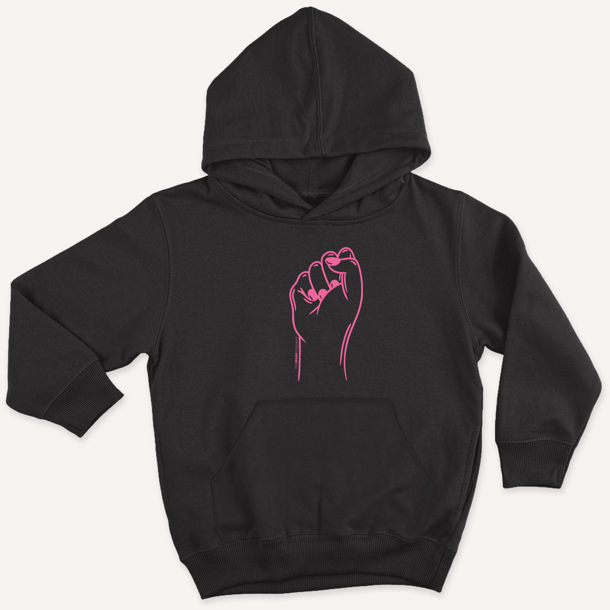 Feminist Fist Kids Hoodie-Feminist Apparel, Feminist Clothing, Feminist Kids Hoodie, JH001J-The Spark Company