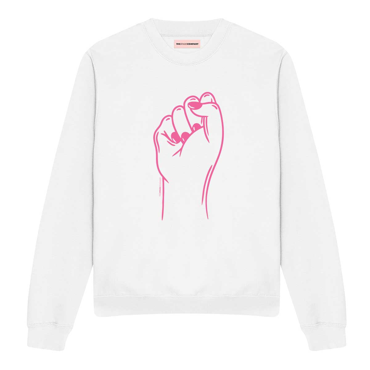 Feminist Fist Sweatshirt-Feminist Apparel, Feminist Clothing, Feminist Sweatshirt, JH030-The Spark Company