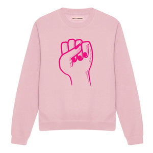 Feminist Fist Sweatshirt-Feminist Apparel, Feminist Clothing, Feminist Sweatshirt, JH030-The Spark Company