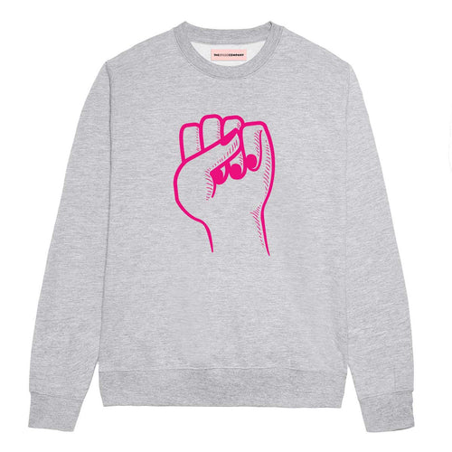 Feminist Fist Sweatshirt-Feminist Apparel, Feminist Clothing, Feminist Sweatshirt, JH030-The Spark Company