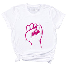 Load image into Gallery viewer, Feminist Fist T-Shirt-Feminist Apparel, Feminist Clothing, Feminist T Shirt, BC3001-The Spark Company