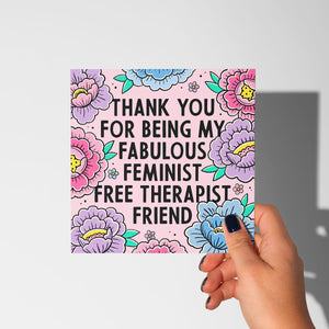 Feminist Greeting Cards (5 Pack)-Feminist Apparel, Feminist Gift, Feminist Greeting Cards-The Spark Company