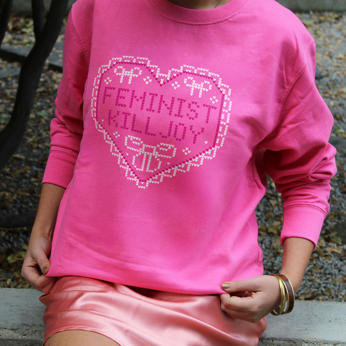 Feminist Killjoy Ugly Christmas Jumper-Feminist Apparel, Feminist Clothing, Feminist Sweatshirt, JH030-The Spark Company