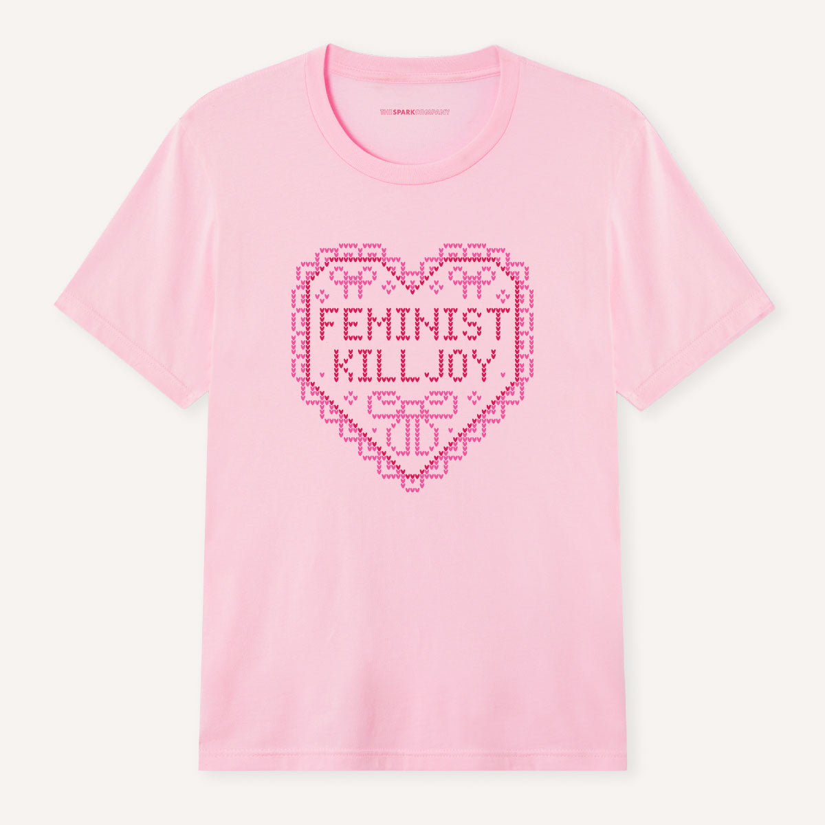 Feminist Killjoy Ugly Christmas T-Shirt-Feminist Apparel, Feminist Clothing, Feminist T Shirt, BC3001-The Spark Company