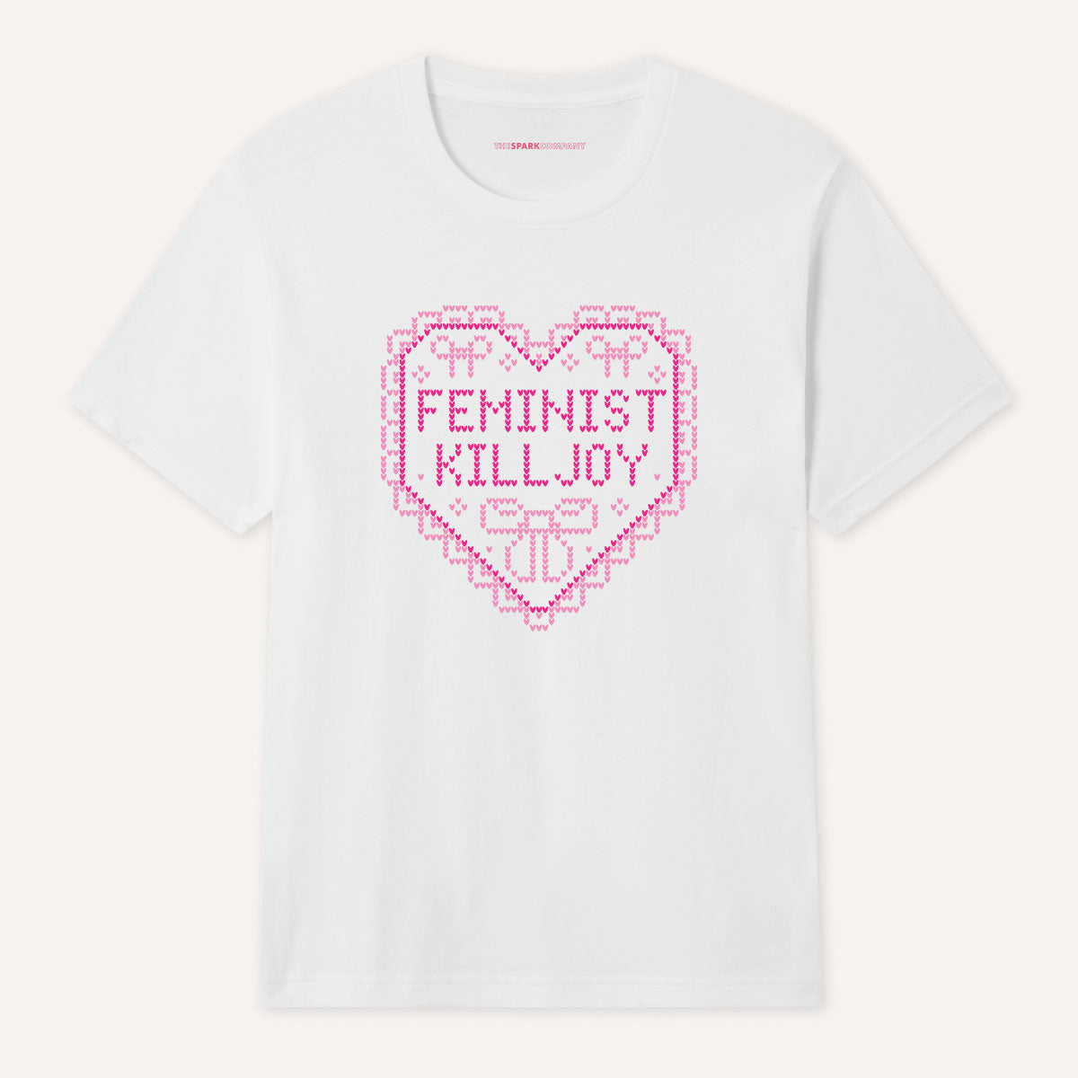 Feminist Killjoy Ugly Christmas T-Shirt-Feminist Apparel, Feminist Clothing, Feminist T Shirt, BC3001-The Spark Company