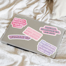 Load image into Gallery viewer, Feminist Quotes Sticker Pack-Feminist Apparel, Feminist Gift, Feminist Stickers-The Spark Company