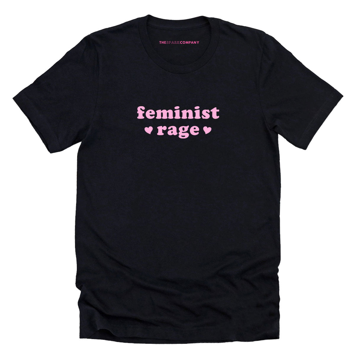 Feminist Rage T-Shirt-Feminist Apparel, Feminist Clothing, Feminist T Shirt, BC3001-The Spark Company