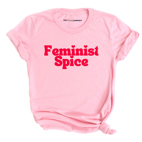 Feminist Spice T-Shirt-Feminist Apparel, Feminist Clothing, Feminist T Shirt, BC3001-The Spark Company