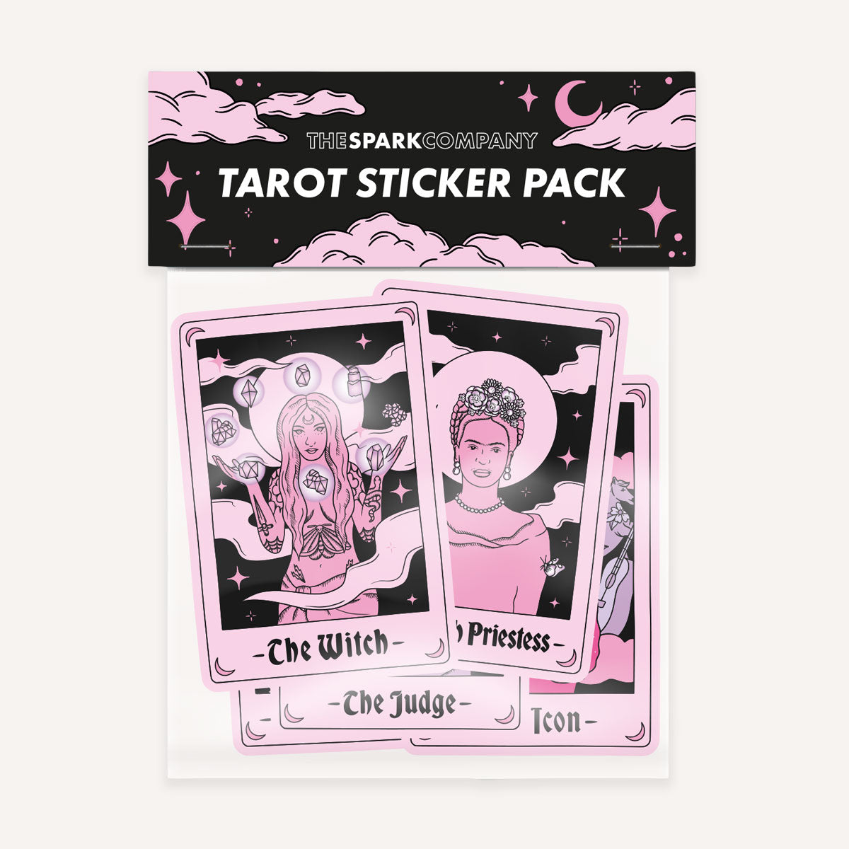 Feminist Tarot Sticker Pack-Feminist Apparel, Feminist Gift, Feminist Stickers-The Spark Company