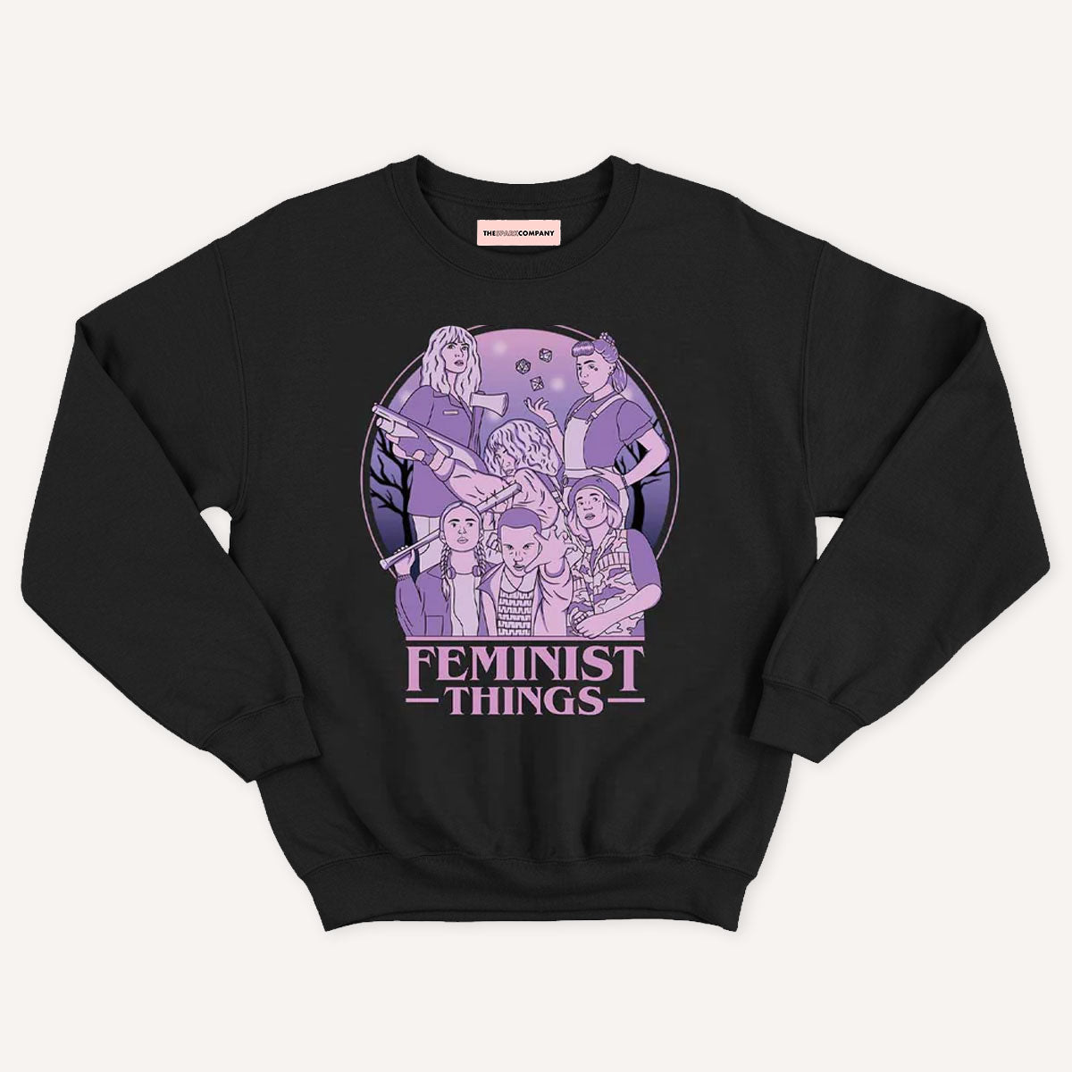 Feminist Things Kids Sweatshirt-Feminist Apparel, Feminist Clothing, Feminist Kids Sweatshirt, JH030B-The Spark Company