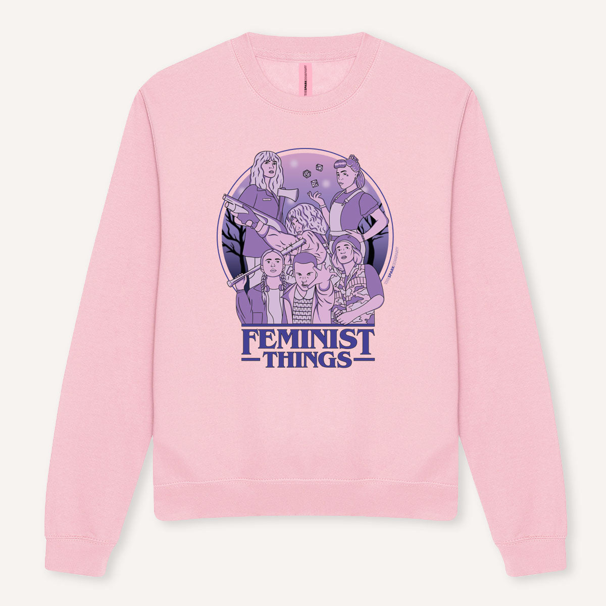 Feminist Things Sweatshirt-Feminist Apparel, Feminist Clothing, Feminist Sweatshirt, JH030-The Spark Company