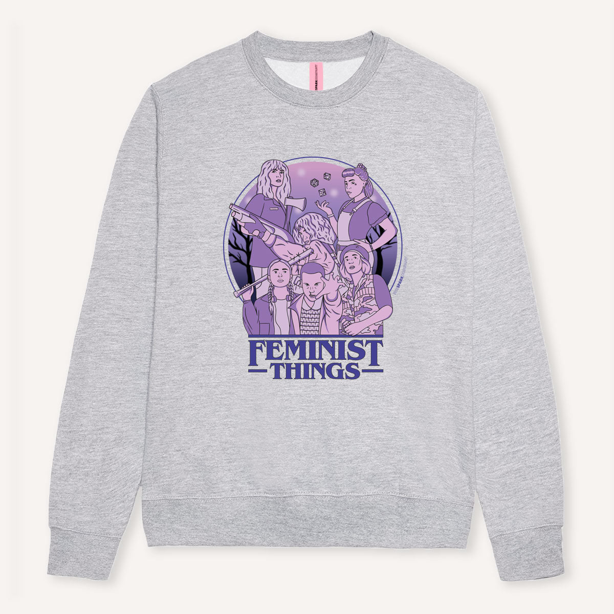 Feminist Things Sweatshirt-Feminist Apparel, Feminist Clothing, Feminist Sweatshirt, JH030-The Spark Company