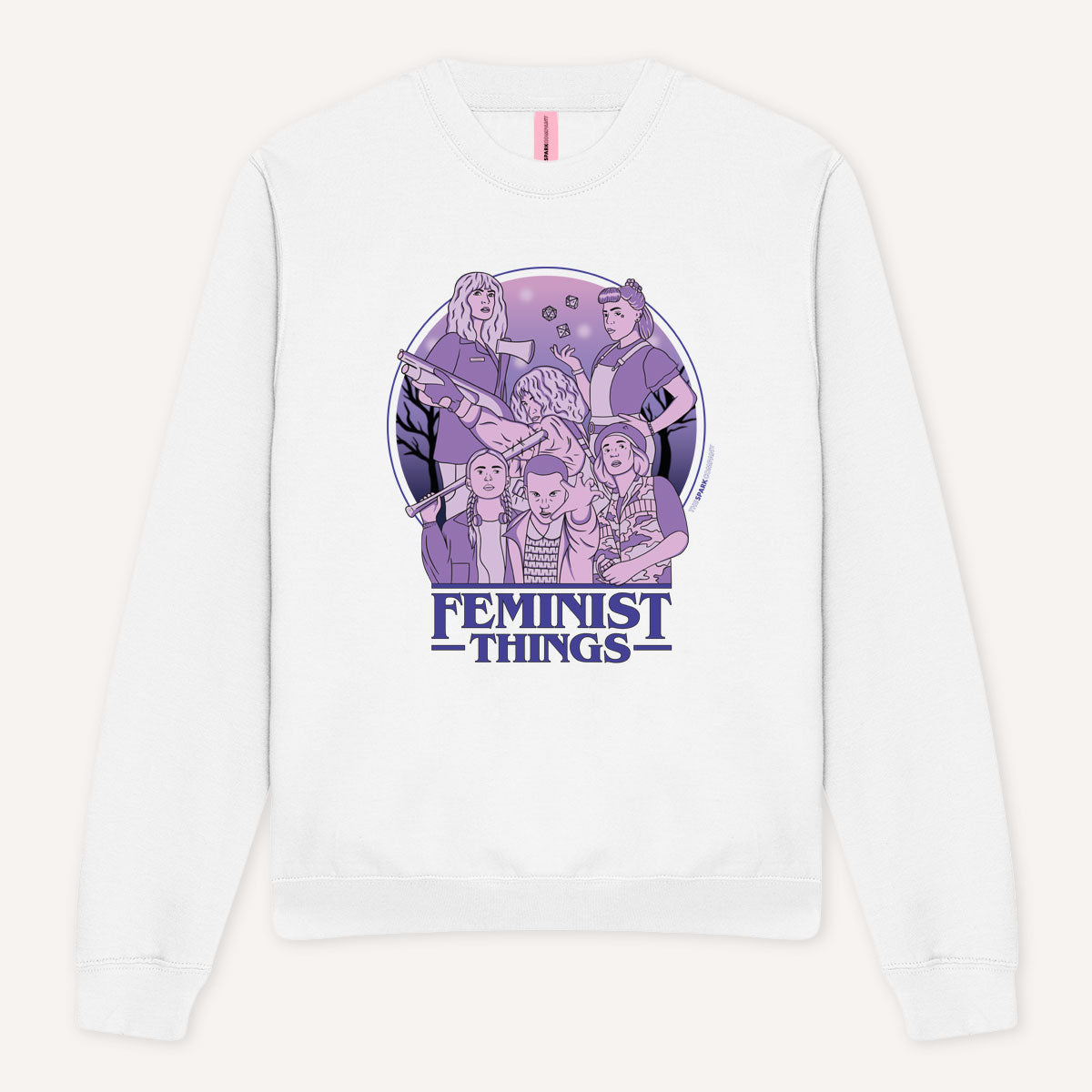 Feminist Things Sweatshirt-Feminist Apparel, Feminist Clothing, Feminist Sweatshirt, JH030-The Spark Company