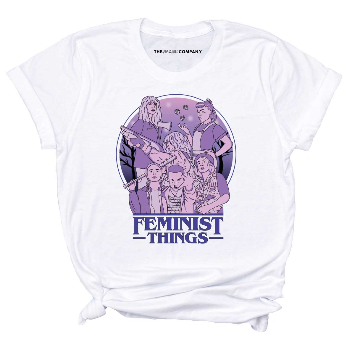 Feminist Things T-Shirt-Feminist Apparel, Feminist Clothing, Feminist T Shirt, BC3001-The Spark Company