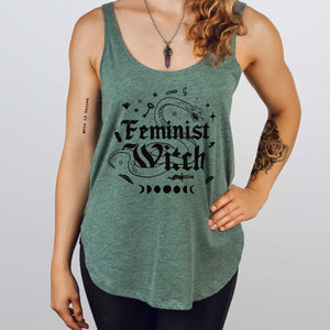 Feminist Witch Halloween Festival Tank Top-Feminist Apparel, Feminist Clothing, Feminist Tank, NL5033-The Spark Company