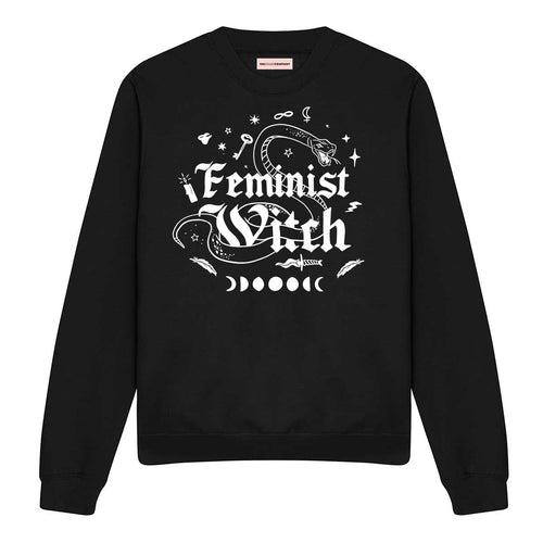 Feminist Witch Halloween Sweatshirt-Feminist Apparel, Feminist Clothing, Feminist Sweatshirt, JH030-The Spark Company