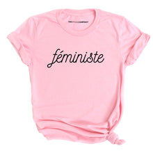 Load image into Gallery viewer, Féministe T-Shirt-Feminist Apparel, Feminist Clothing, Feminist T Shirt, BC3001-The Spark Company