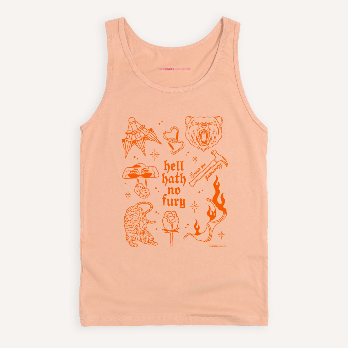 Femme Fatale Tank Top-Feminist Apparel, Feminist Clothing, Feminist Tank, 03980-The Spark Company