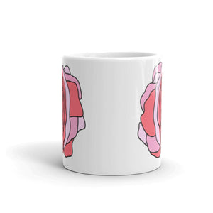 Flower Power Mug-Feminist Apparel, Feminist Gift, Feminist Coffee Mug, 11oz White Ceramic-The Spark Company
