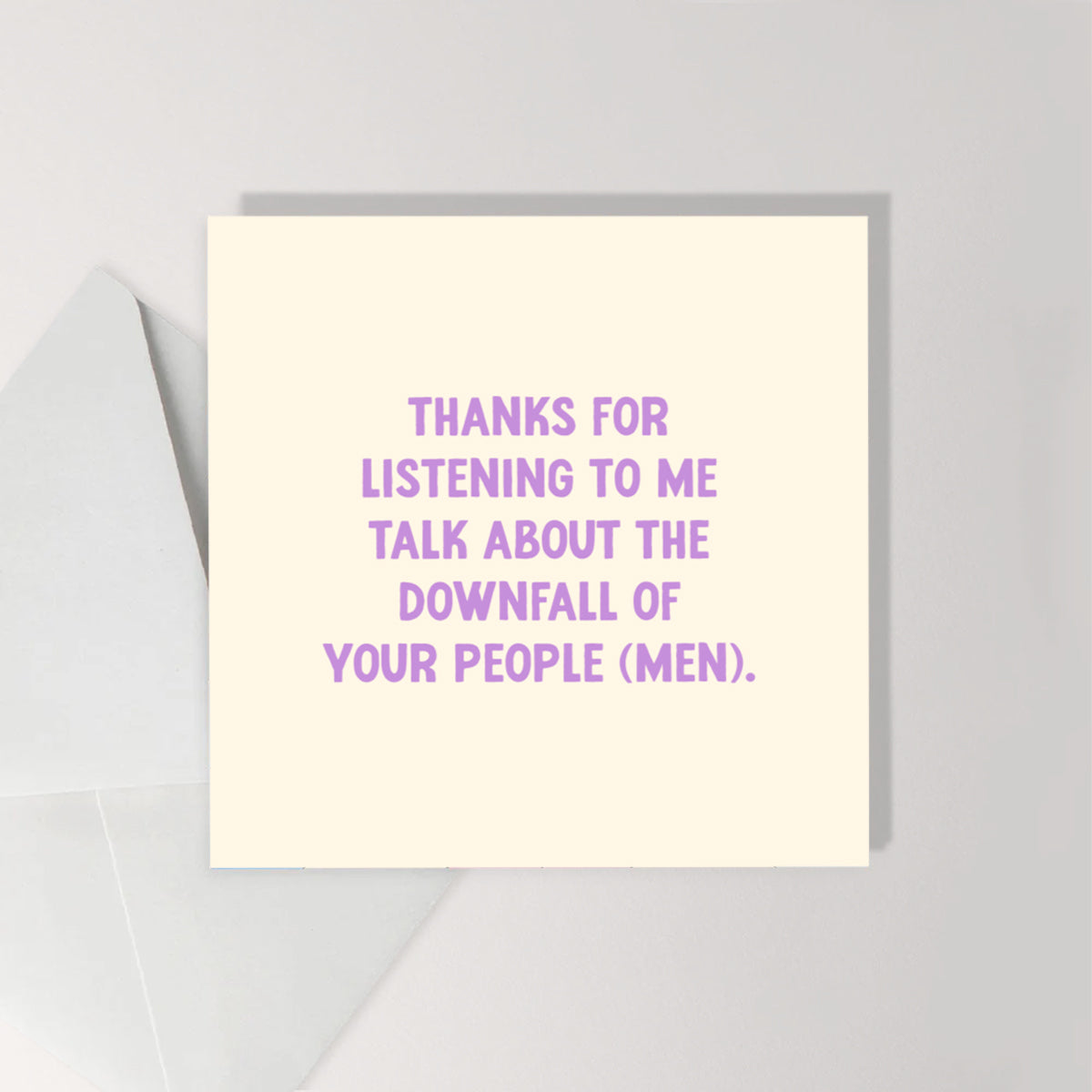 For Men Greeting Cards (5 Pack)-Feminist Apparel, Feminist Gift, Feminist Greeting Cards-The Spark Company