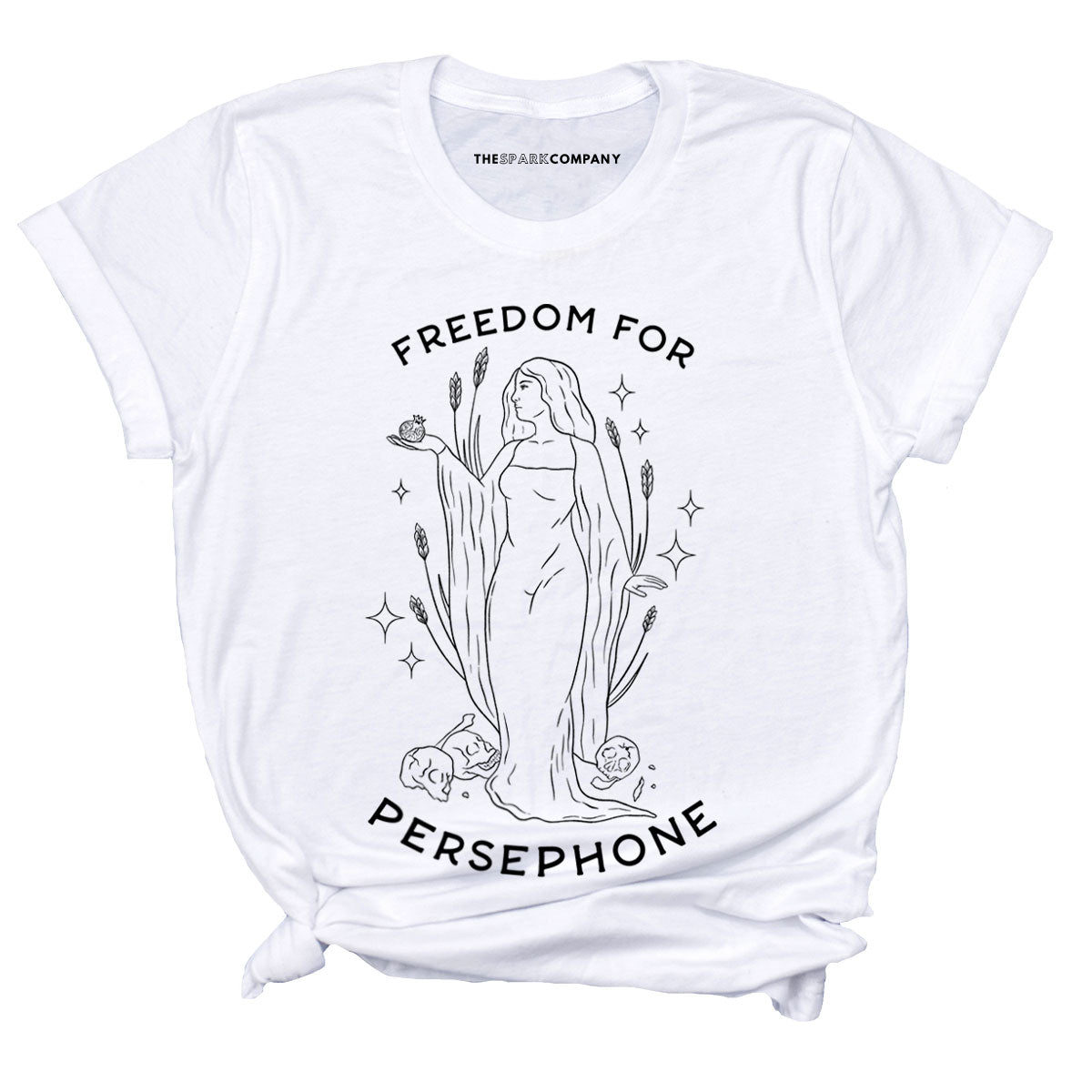 Freedom For Persephone T-Shirt-Feminist Apparel, Feminist Clothing, Feminist T Shirt, BC3001-The Spark Company