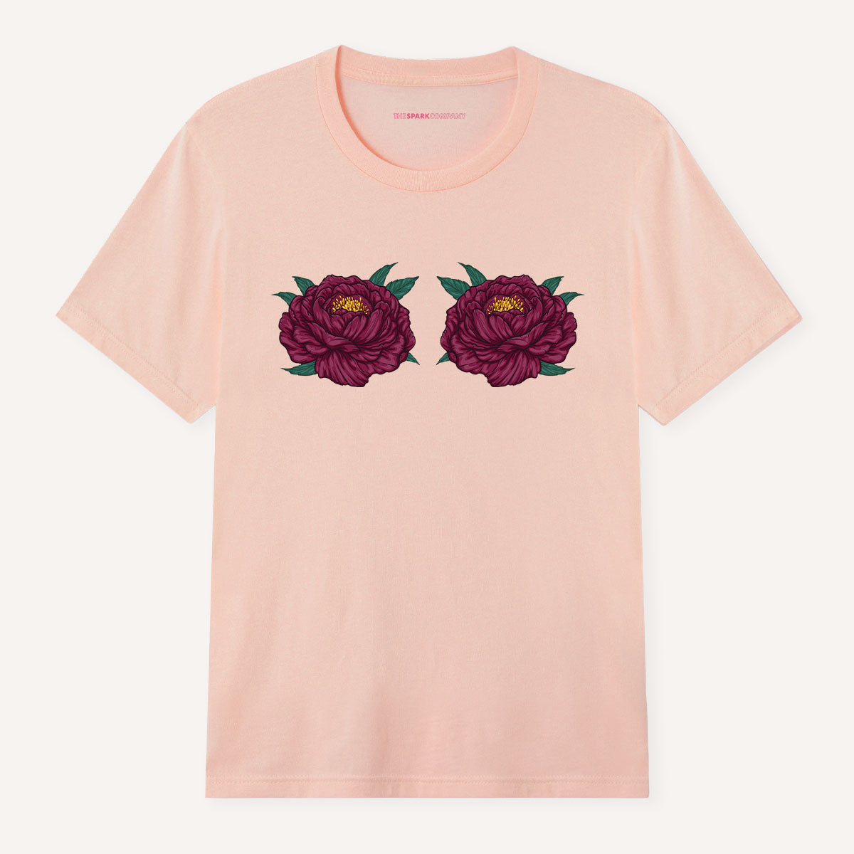 Frida Floral T-Shirt-Feminist Apparel, Feminist Clothing, Feminist T Shirt, BC3001-The Spark Company