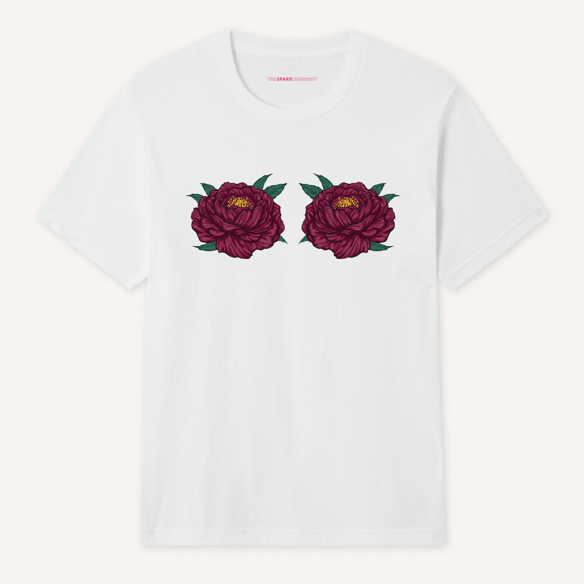 Frida Floral T-Shirt-Feminist Apparel, Feminist Clothing, Feminist T Shirt, BC3001-The Spark Company