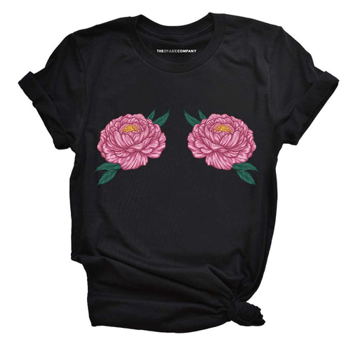 Frida Floral T-Shirt-Feminist Apparel, Feminist Clothing, Feminist T Shirt, BC3001-The Spark Company