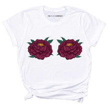 Load image into Gallery viewer, Frida Floral T-Shirt-Feminist Apparel, Feminist Clothing, Feminist T Shirt, BC3001-The Spark Company