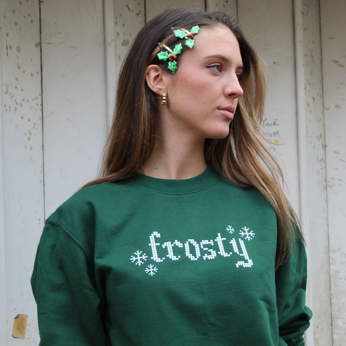 Frosty Ugly Christmas Jumper-Feminist Apparel, Feminist Clothing, Feminist Sweatshirt, JH030-The Spark Company